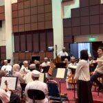Rehearsing with the Royal Oman Symphony Orchestra, Muscat 2025